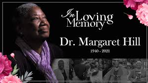 On the Passing of Dr. Margaret Hill